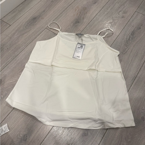 White Camisole Top Nursing Shirt - Picture 1 of 1